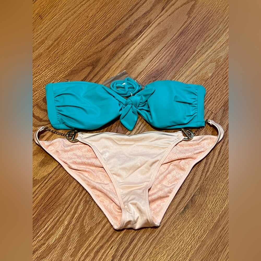 Victoria’s Secret Pink and Teal Bikini S